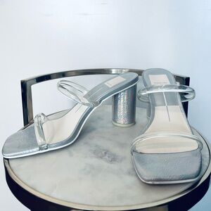 Dolce Vita Silver Women's Heeled Sandals
